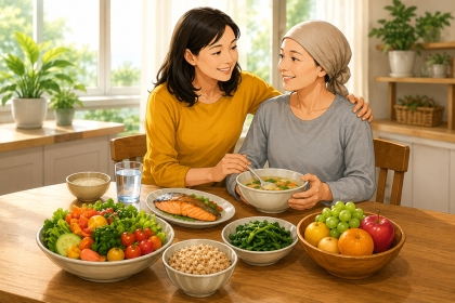 Bệnh nhân ung thư ăn uống như thế nào để hỗ trợ điều trị